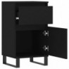 Sideboard Schwarz 40x35x70 cm Holzwerkstoff