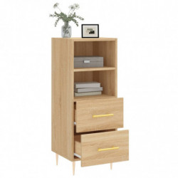 Sideboard Sonoma-Eiche 34,5x34x90 cm Holzwerkstoff