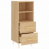 Sideboard Sonoma-Eiche 34,5x34x90 cm Holzwerkstoff