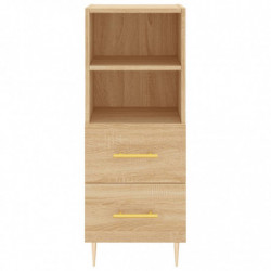 Sideboard Sonoma-Eiche 34,5x34x90 cm Holzwerkstoff