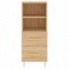 Sideboard Sonoma-Eiche 34,5x34x90 cm Holzwerkstoff