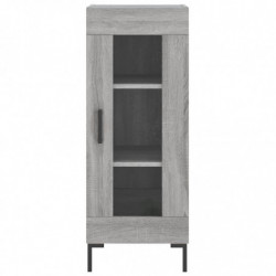 Sideboard Grau Sonoma 34,5x34x90 cm Holzwerkstoff