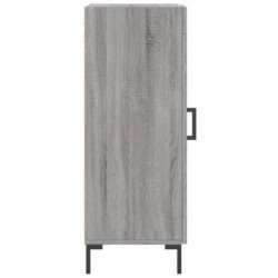 Sideboard Grau Sonoma 34,5x34x90 cm Holzwerkstoff