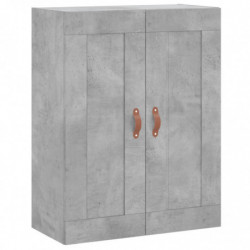 Wandschrank Betongrau 69,5x34x90 cm Holzwerkstoff