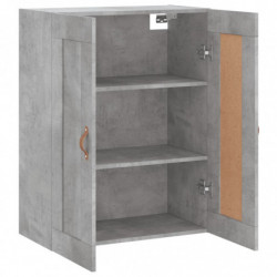 Wandschrank Betongrau 69,5x34x90 cm Holzwerkstoff