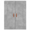 Wandschrank Betongrau 69,5x34x90 cm Holzwerkstoff