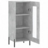 Sideboard Betongrau 34,5x34x90 cm Holzwerkstoff