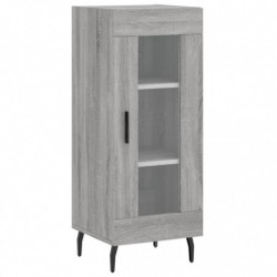 Sideboard Grau Sonoma 34,5x34x90 cm Holzwerkstoff