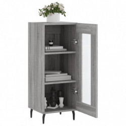 Sideboard Grau Sonoma 34,5x34x90 cm Holzwerkstoff