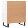 Sideboard Hochglanz-Weiß 57x35x70 cm Holzwerkstoff