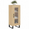 Sideboard Sonoma-Eiche 34,5x34x90 cm Holzwerkstoff