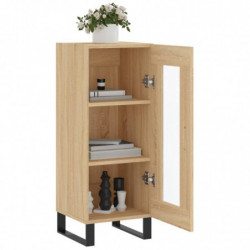 Sideboard Sonoma-Eiche 34,5x34x90 cm Holzwerkstoff