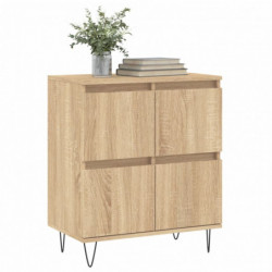 Sideboard Sonoma-Eiche 60x35x70 cm Holzwerkstoff