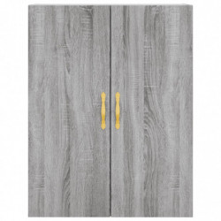 Wandschrank Grau Sonoma 69,5x34x90 cm