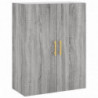 Wandschrank Grau Sonoma 69,5x34x90 cm