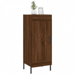 Sideboard Braun Eichen-Optik 34,5x34x90 cm Holzwerkstoff