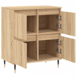 Sideboard Sonoma-Eiche 60x35x70 cm Holzwerkstoff