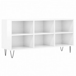 TV-Schrank Hochglanz-Weiß 103,5x30x50 cm Holzwerkstoff