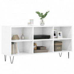 TV-Schrank Hochglanz-Weiß 103,5x30x50 cm Holzwerkstoff