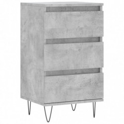 Sideboard Betongrau 40x35x70 cm Holzwerkstoff