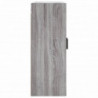 Wandschrank Grau Sonoma 69,5x34x90 cm Holzwerkstoff