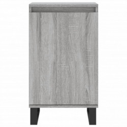 Sideboard Grau Sonoma 40x35x70 cm Holzwerkstoff