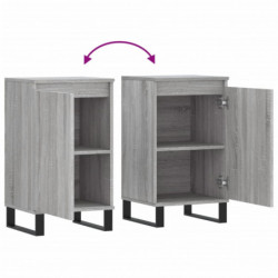 Sideboard Grau Sonoma 40x35x70 cm Holzwerkstoff