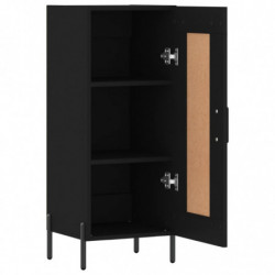 Sideboard Schwarz 34,5x34x90 cm Holzwerkstoff