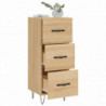 Sideboard Sonoma-Eiche 34,5x34x90 cm Holzwerkstoff