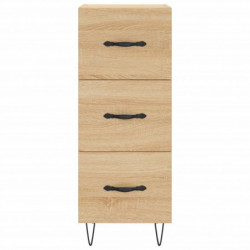 Sideboard Sonoma-Eiche 34,5x34x90 cm Holzwerkstoff