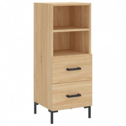 Sideboard Sonoma-Eiche 34,5x34x90 cm Holzwerkstoff