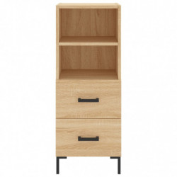 Sideboard Sonoma-Eiche 34,5x34x90 cm Holzwerkstoff