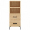 Sideboard Sonoma-Eiche 34,5x34x90 cm Holzwerkstoff