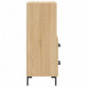 Sideboard Sonoma-Eiche 34,5x34x90 cm Holzwerkstoff