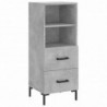 Sideboard Betongrau 34,5x34x90 cm Holzwerkstoff