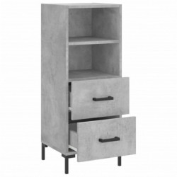 Sideboard Betongrau 34,5x34x90 cm Holzwerkstoff