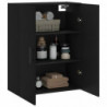 Wandschrank Schwarz 69,5x34x90 cm