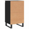Sideboard Schwarz 40x35x70 cm Holzwerkstoff