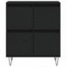 Sideboard Schwarz 60x35x70 cm Holzwerkstoff