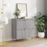 Sideboard Grau Sonoma 60x35x70 cm Holzwerkstoff