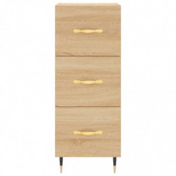 Sideboard Sonoma-Eiche 34,5x34x90 cm Holzwerkstoff