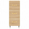 Sideboard Sonoma-Eiche 34,5x34x90 cm Holzwerkstoff