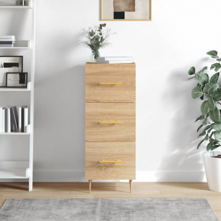 Sideboard Sonoma-Eiche 34,5x34x90 cm Holzwerkstoff