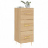 Sideboard Sonoma-Eiche 34,5x34x90 cm Holzwerkstoff