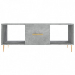 Couchtisch Betongrau 102x50x40 cm Holzwerkstoff