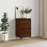 Sideboard Braun Eichen-Optik 40x35x70 cm Holzwerkstoff