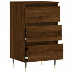 Sideboard Braun Eichen-Optik 40x35x70 cm Holzwerkstoff