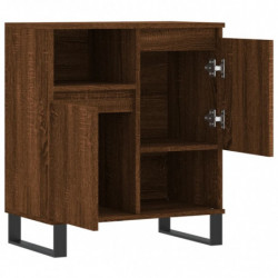 Sideboard Braun Eichen-Optik 60x35x70 cm Holzwerkstoff