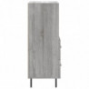 Sideboard Grau Sonoma 34,5x34x90 cm Holzwerkstoff