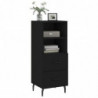 Sideboard Schwarz 34,5x34x90 cm Holzwerkstoff